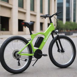 An electric bike commonly known as e-bike named 'Siquiride' showcasing forward-thinking design and modern technology.