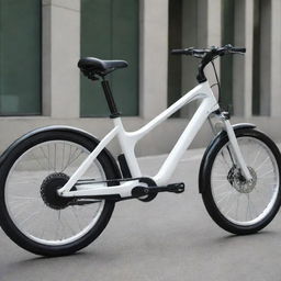 An electric bike commonly known as e-bike named 'Siquiride' showcasing forward-thinking design and modern technology.