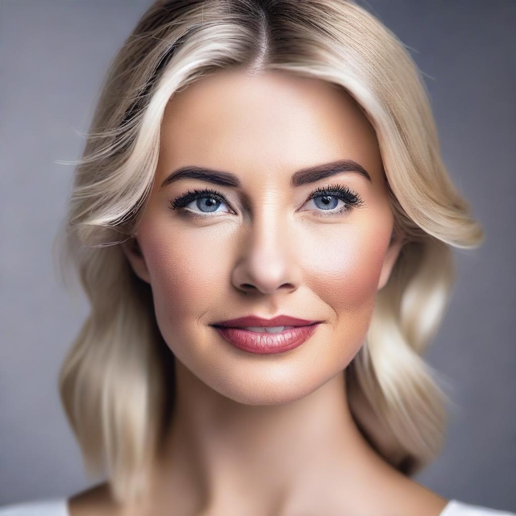 Create a realistic portrait of Ivanka Lityńska