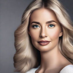 Create a realistic portrait of Ivanka Lityńska