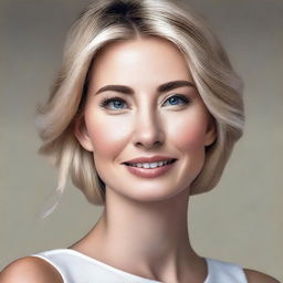 Create a realistic portrait of Ivanka Lityńska