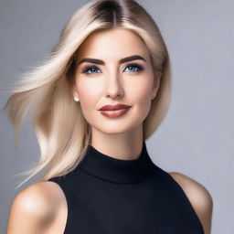 Create an image of Ivanka Lityński, focusing on her distinctive features and style