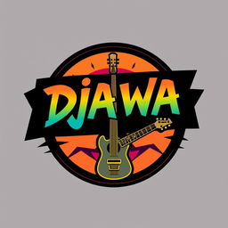 Create a logo for a pop punk band named 'Djawa'