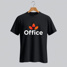 A professional t-shirt design for office branding