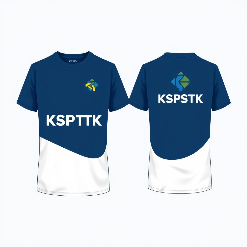 A professional t-shirt design for office branding for KSPSTK