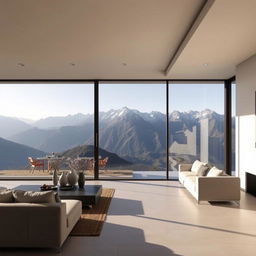 Diseña una casa única con vistas impresionantes a las montañas del Perú