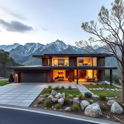 Diseña una casa única con vistas impresionantes a las montañas del Perú