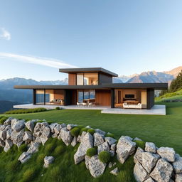 Diseña una casa única con vistas impresionantes a las montañas del Perú