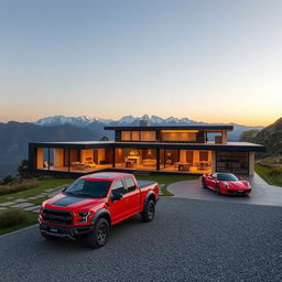 Diseña una casa única con vistas impresionantes a las montañas del Perú