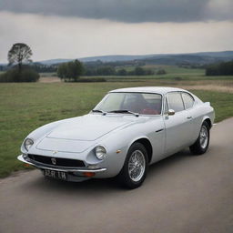 A unique sports car that integrates Lamborghini's aggressive design and raw power with the vintage rally charm and Italian elegance of a Lancia.