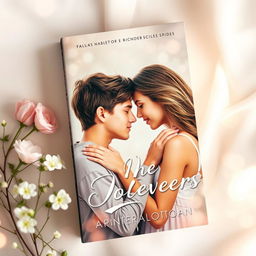 A beautiful book cover featuring two teenagers in love