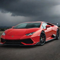 A dynamic fusion of Lamborghini's raw power and aggressive design with the high-performance, practical characteristics of a Nissan.