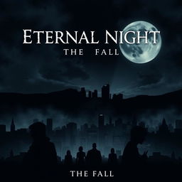 A dramatic movie poster for 'Eternal Night: The Fall'