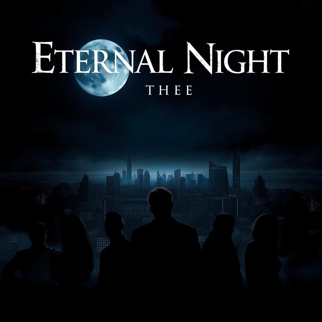 A dramatic movie poster for 'Eternal Night: The Rise'