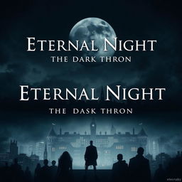 A dramatic movie poster for 'Eternal Night: The Dark Throne'