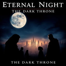 A dramatic movie poster for 'Eternal Night: The Dark Throne'