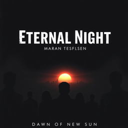 A dramatic movie poster for 'Eternal Night: Dawn of New Sun'