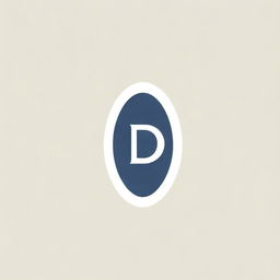 Create a sleek and modern logo with the initials 'N&D'. Design with minimalist lines in a bold, eye-catching color palette.