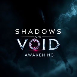 A modern cinematic movie poster for 'Shadows of The Void: Awakening'