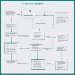 Draw a detailed flowchart moving from 'Data' to 'Information' to 'Knowledge' to 'Wisdom', within a healthcare context named 'HealthLink', using industry-appropriate symbols and design.