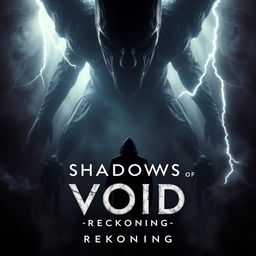 A modern cinematic movie poster for 'Shadows of The Void: Reckoning'