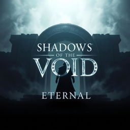 A modern cinematic movie poster for 'Shadows of The Void: Eternal'