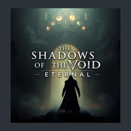 A modern cinematic movie poster for 'Shadows of The Void: Eternal'