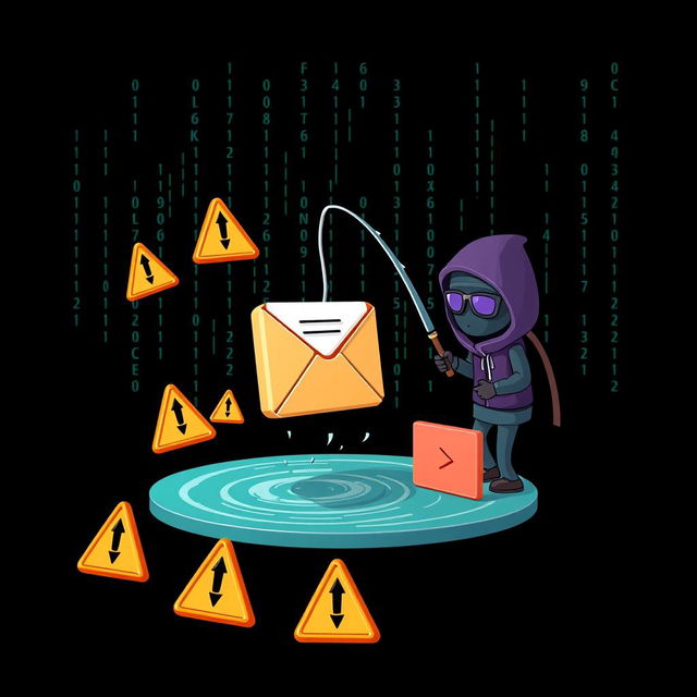 Design a cover page with 3D cartoon-style art on a dark black background