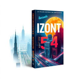 Crie uma capa de livro para 'Horizonte 2054'