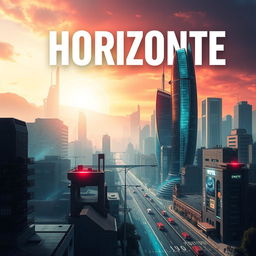 Crie uma capa de livro para 'Horizonte 2054'