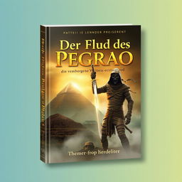 Design a wonderful cover for the book 'Der Fluch des Pharao - die verborgene Welt neu entdeckt'