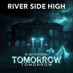 A science fiction drama movie poster for a haunted school called River Side High