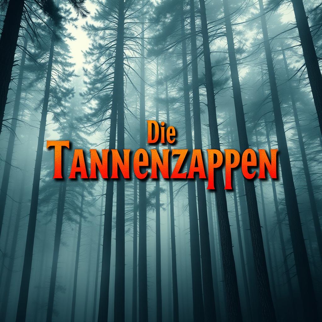 Create a film cover with the title 'Die Tannenzapfen'