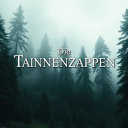 Create a film cover with the title 'Die Tannenzapfen'