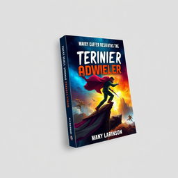 Create an engaging e-book cover that captures the essence of a thrilling adventure