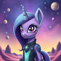 Twilight Sparkle from My Little Pony reimagined as an alien