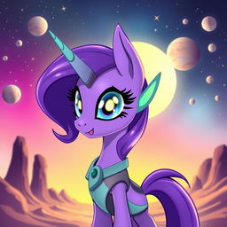 Twilight Sparkle from My Little Pony reimagined as an alien