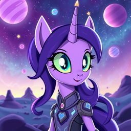 Twilight Sparkle from My Little Pony reimagined as an alien