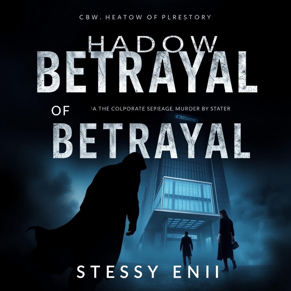 Create a book cover for the story titled 'Shadow of Betrayal' by STESSY ENNI