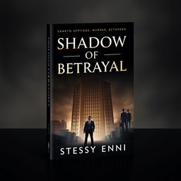 Create a book cover for the story titled 'Shadow of Betrayal' by STESSY ENNI