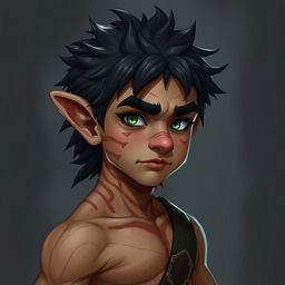 Gorin is short, even for a gnome, but his body is compact and muscular, a testament to his years of training and battle