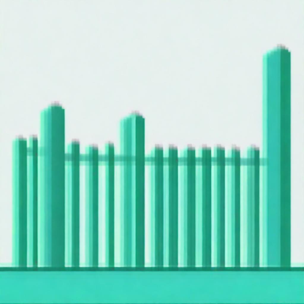 Create a high-definition pixel art image of a turquoise fence, focusing on the inner corner of the fence, on a white background