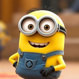 Create an image of a Minion from the 2015 movie 'Minions'