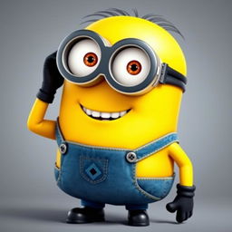 Create an image of a Minion from the 2015 movie 'Minions'