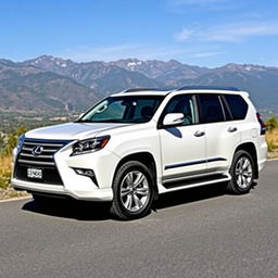 A high-resolution image of a Lexus GX 460, showcasing its sleek design and luxury features