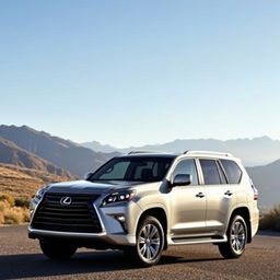 A high-resolution image of a Lexus GX 460, showcasing its sleek design and luxury features