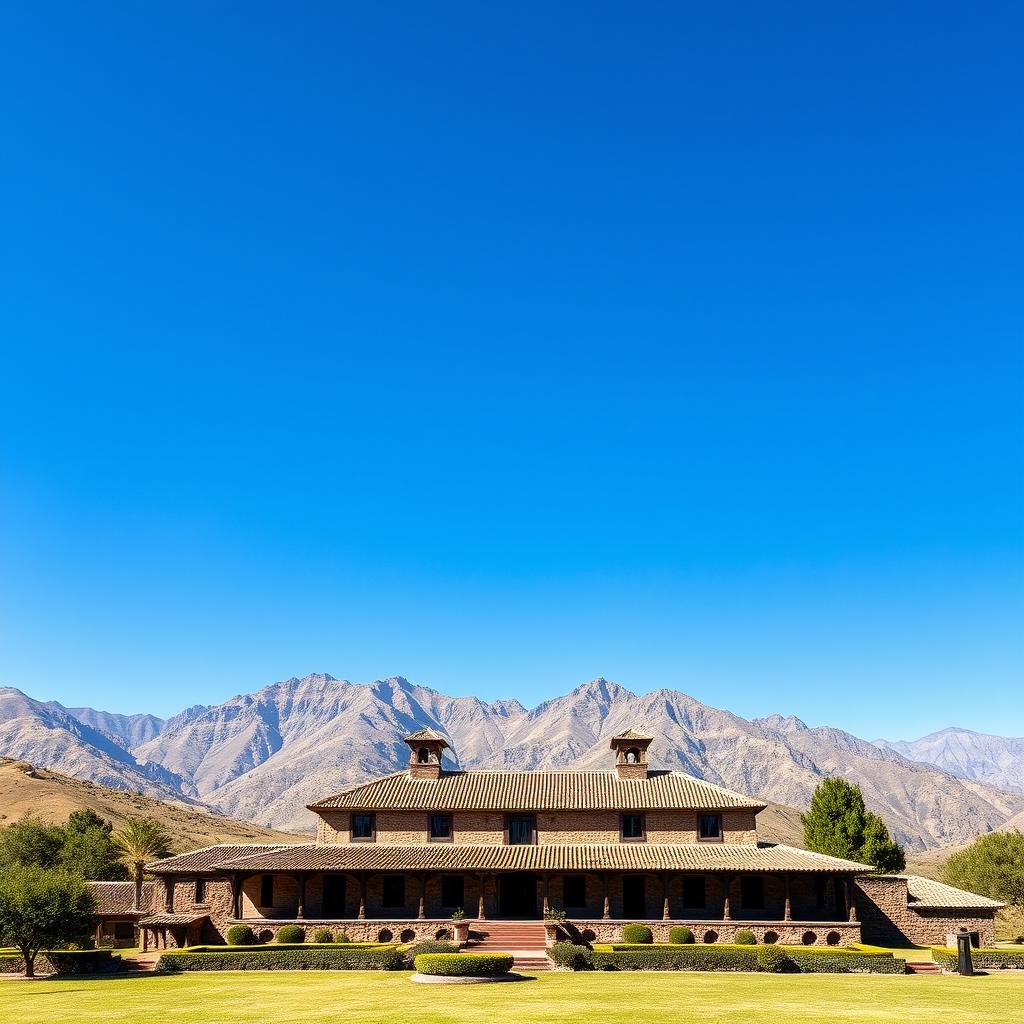 Create an image of the Hacienda de Jauja in Junín, Perú