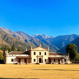 Create an image of the Hacienda de Jauja in Junín, Perú