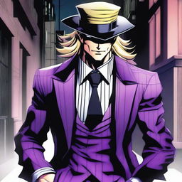 Speedwagon from JoJo's Bizarre Adventure reimagined as a rogue