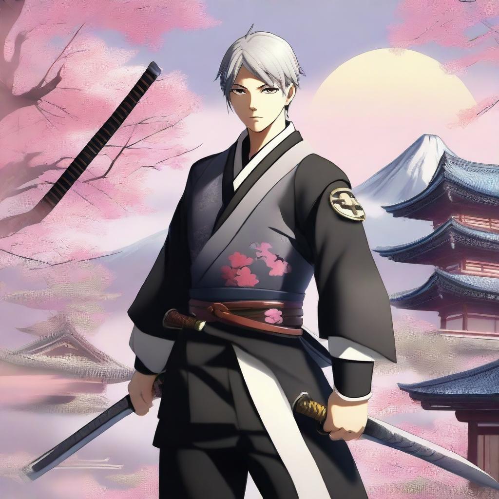 Yu Narukami from Persona 4 reimagined as a young samurai